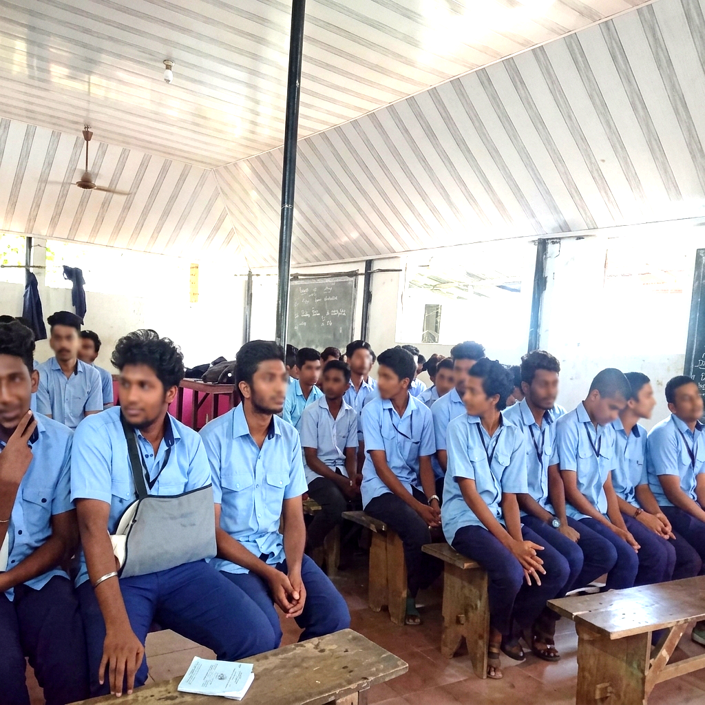 Modern educational classroom session at ITI